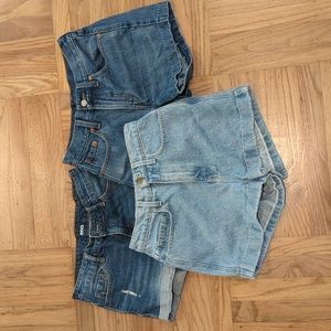 bundle of denim shorts - Levi American Apparel BDG